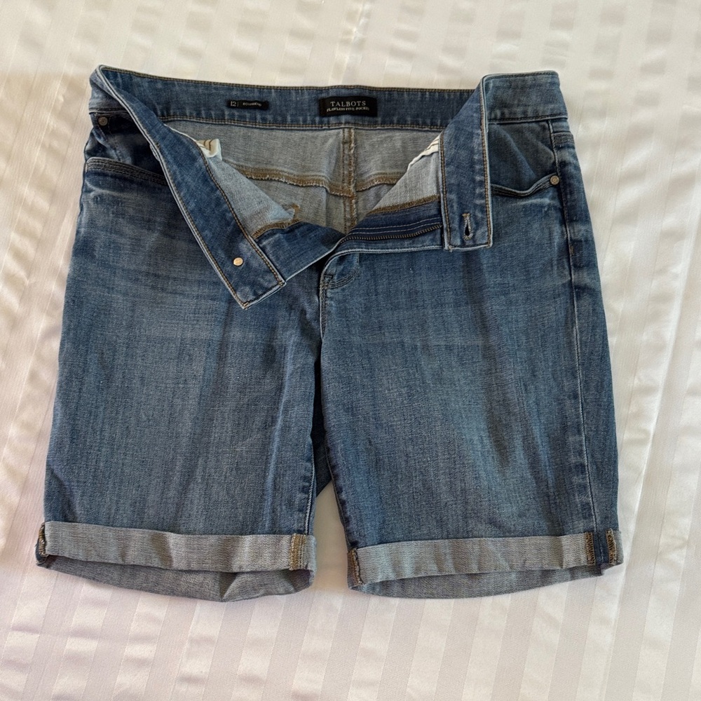 Talbots Classic Blue Denim Shorts